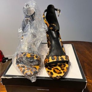 Brand new Nine West Size 12 Leopard Heels